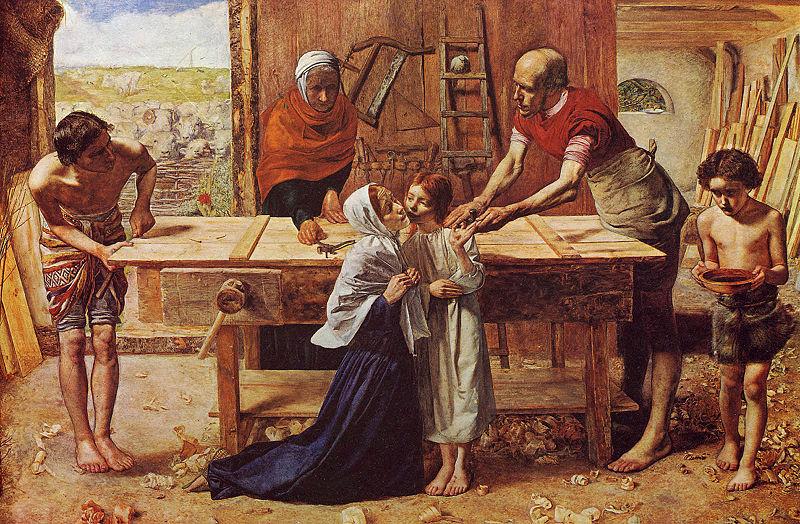 Sir John Everett Millais Christus im Hause seiner Eltern China oil painting art